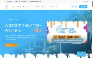 Fresh Wall Paint of Clarence website