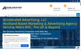 Accelerated Advertising, LLC of Clarkstown website
