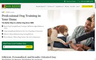 Bark Busters Rockland and South Orange Counties website