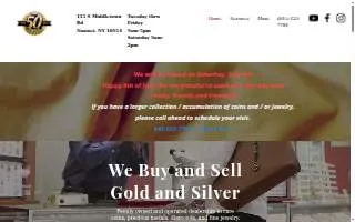 Clarkstown Coin & Jewelry website