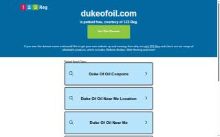 Duke of Oil