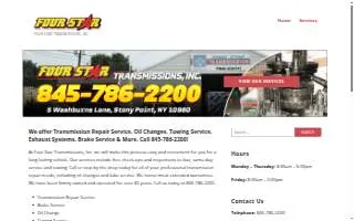 Four Star Transmissions Inc website