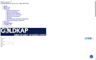 GoldKap Consulting Group of Clarkstown website