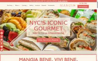 Mangia Pizza & Restaurant of Clarkstown website