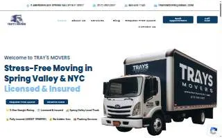 Trays Movers of Clarkstown website