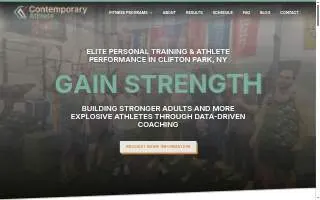 Contemporary Athlete website