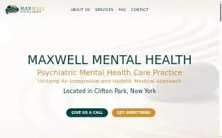 Maxwell Mental Health website