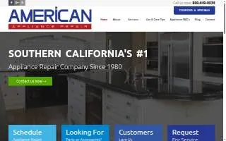American Appliance Repair of Cohoes website