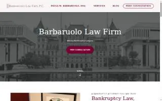 Barbaruolo Law Firm of Cohoes website