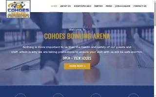 Cohoes Bowling Arena website