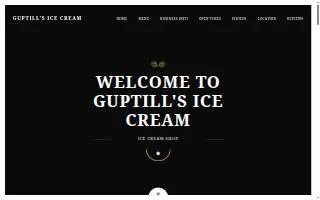 Guptill's Ice Cream website