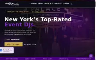 Pro Stylez Entertainment of Saratoga Springs website