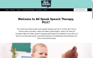 All Speak Speech Therapy, PLLC of Colonie