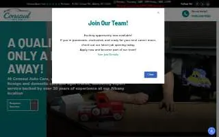 Consaul Auto Care website