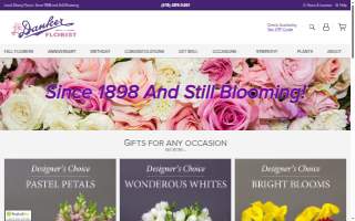 Danker Florist website