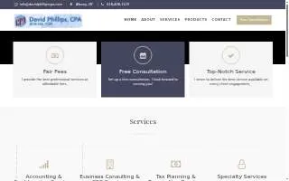 David Phillips CPA website