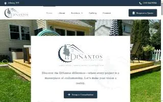 DiSanto's Contracting website