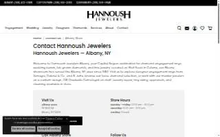 Hannoush Jewelers of Colonie website