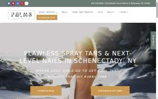 Palms Beauty Bungalow of Colonie website