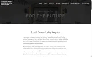 Preservation Architecture NY of Colonie website