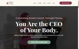 Foobs and Fitness website