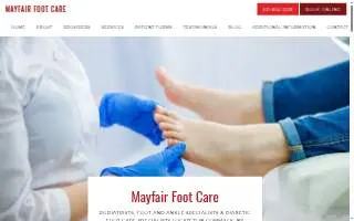 Mayfair Foot Care of Commack website