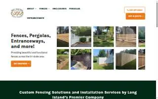Walt Whitman Fence Co of Commack website