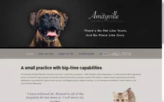 Amityville Animal Hospital of Copiague website