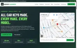 DriveKey Locksmith website