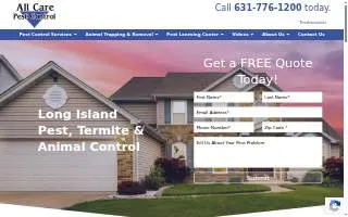 All Care Pest Control, Inc. of Coram website