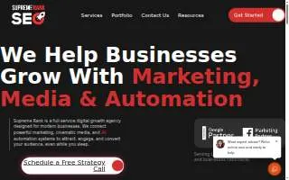 Supreme Rank SEO website