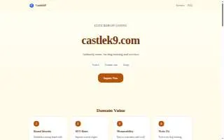 Castle K-9 website