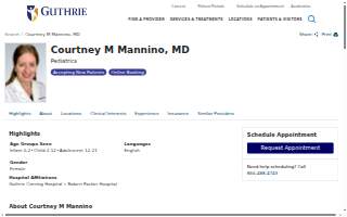 Courtney M Mannino, MD