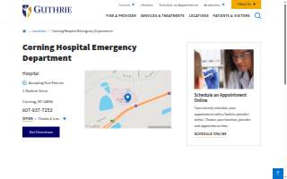 Guthrie Corning Hospital Emergency Room