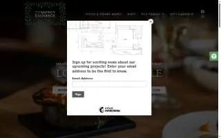 The Quincy Exchange website
