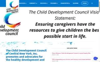 Child Development Council website