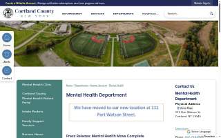 Cortland County Mental Health Department