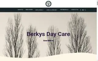 Berkys Day Care website