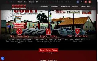 Corey Auto Sales and Service Inc. of Depew website