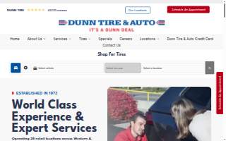 Dunn Tire website