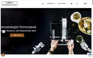 Simply Dermatology, PLLC of Dix Hills website