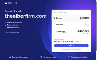 The Alber Firm P.C. of Dix Hills website