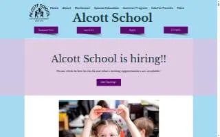 Alcott School website
