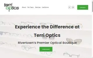 Terri Optics Eyewear Gallery website