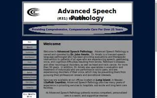 Advanced Speech Pathology website