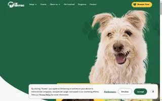 ARF - Animal Rescue Fund of the Hamptons website