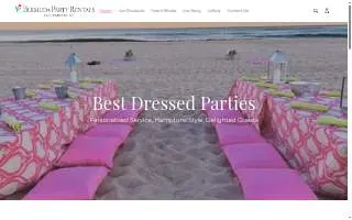 Bermuda Party Rentals website