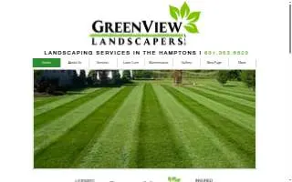 GreenView Landscapers website