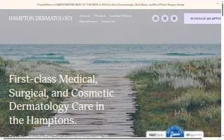 Hampton Dermatology website