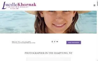 Lucille Khornak Photography website